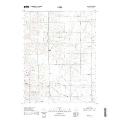 2019 Map of Pierceville, 2019 Print