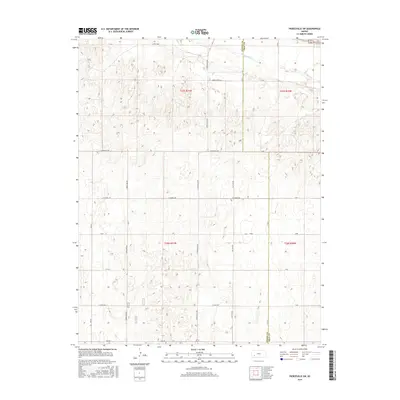 2016 Map of Pierceville SW, 2016 Print