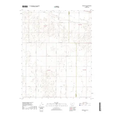 2018 Map of Pierceville SW, 2018 Print