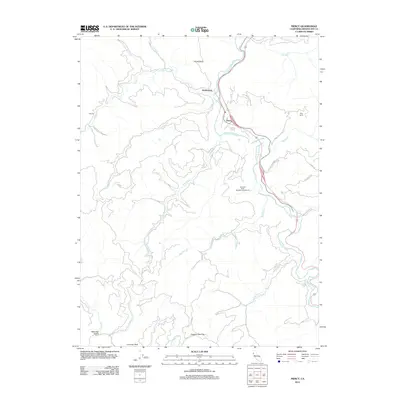 2012 Map of Piercy, 2012 Print