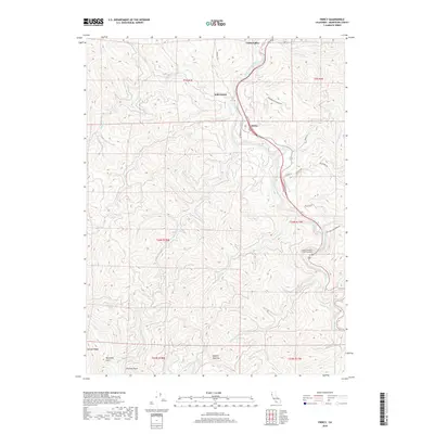 2018 Map of Piercy, 2018 Print