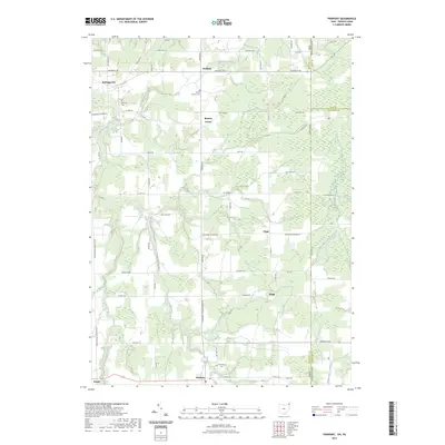 2023 Map of Pierpont, 2023 Print