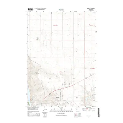 2015 Map of Pierre NE, 2015 Print