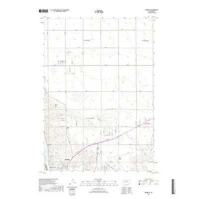 2017 Map of Pierre NE, 2017 Print