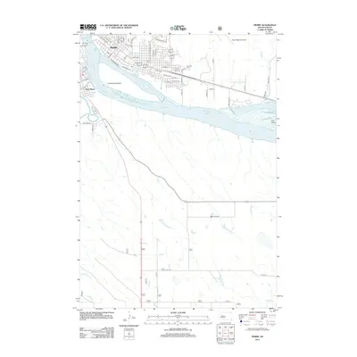 2012 Map of Pierre, 2012 Print