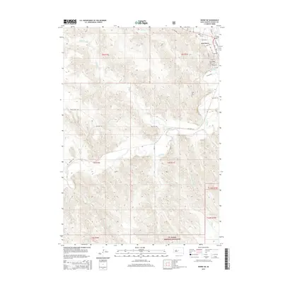 2015 Map of Pierre SW, 2015 Print