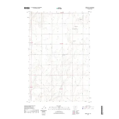 2020 Map of Piersol Hills, 2020 Print