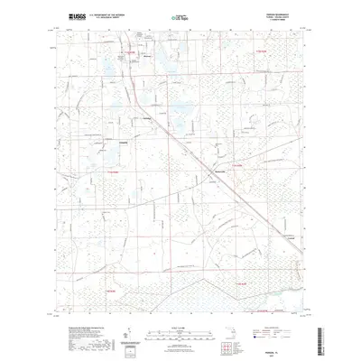 2021 Map of Pierson, 2021 Print
