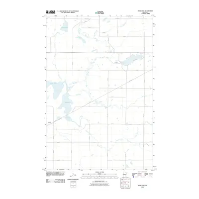 2010 Map of Pierz Lake, 2010 Print