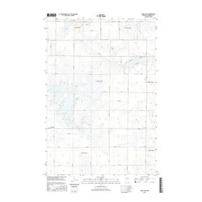 2016 Map of Pierz Lake, 2016 Print