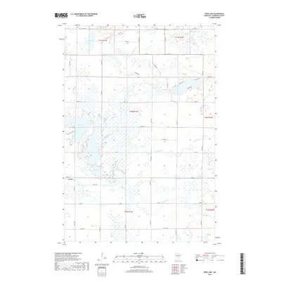 2019 Map of Pierz Lake, 2019 Print