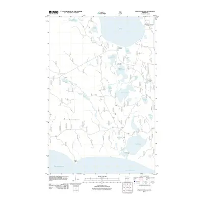 2011 Map of Pigeon Dam Lake, 2011 Print