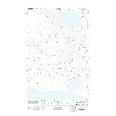 2013 Map of Pigeon Dam Lake, 2013 Print