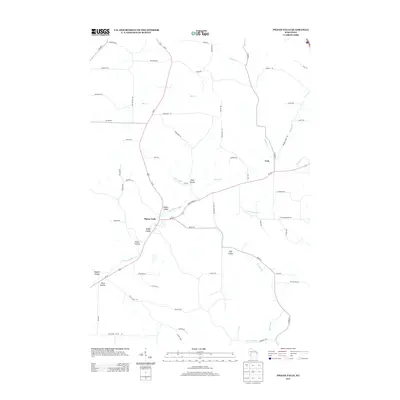 2013 Map of Pigeon Falls, 2013 Print