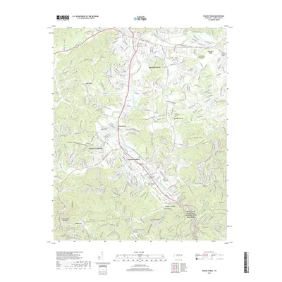 2019 Map of Pigeon Forge, 2019 Print