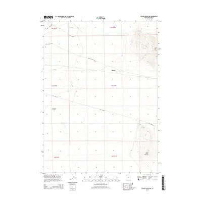 2014 Map of Pigeon Mountain, 2014 Print