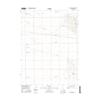 2017 Map of Pigeon Mountain, 2017 Print