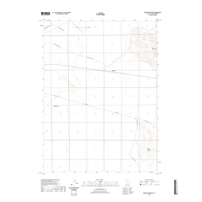 2020 Map of Pigeon Mountain, 2020 Print