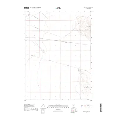 2023 Map of Pigeon Mountain, 2023 Print