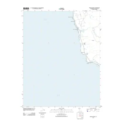 2012 Map of Pigeon Point, 2012 Print
