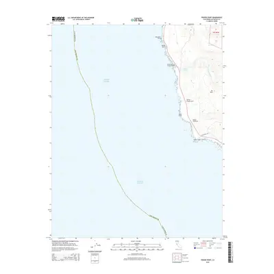 2015 Map of Pigeon Point, 2015 Print
