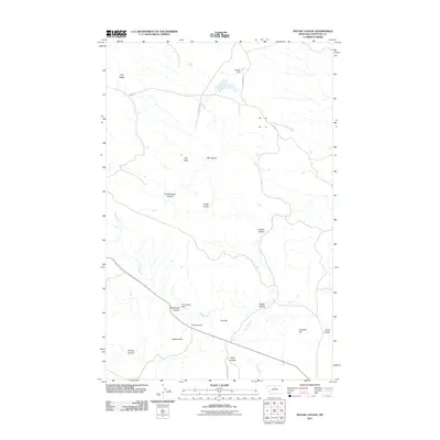 2011 Map of Pigtail Coulee, 2011 Print