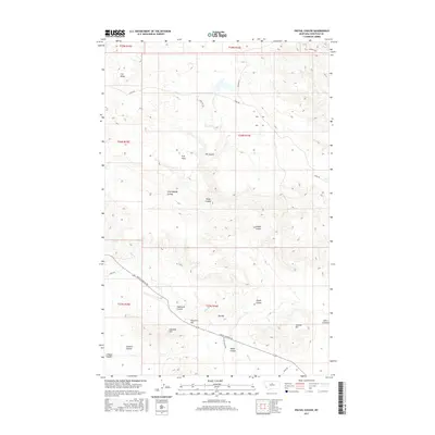 2017 Map of Pigtail Coulee, 2017 Print