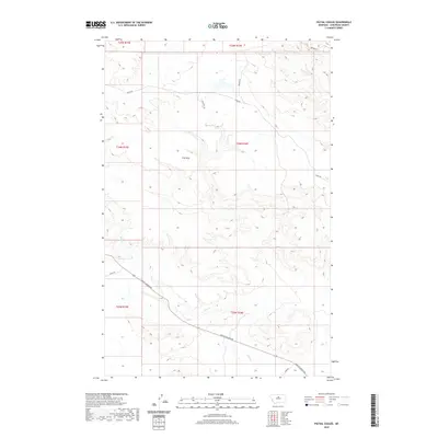 2020 Map of Pigtail Coulee, 2020 Print