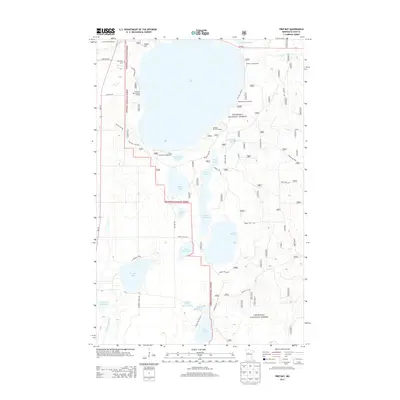 2013 Map of Pike Bay, 2013 Print