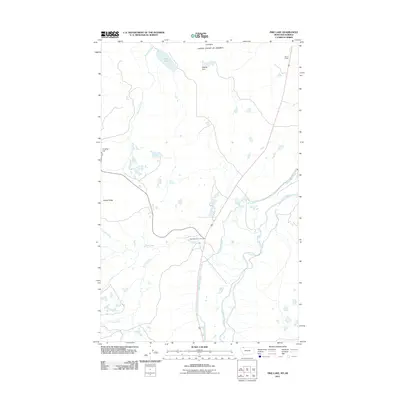 2011 Map of Pike Lake, 2011 Print
