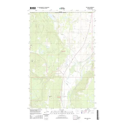 2017 Map of Pike Lake, 2017 Print