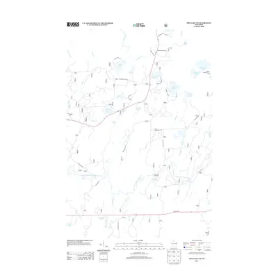 2013 Map of Pike Lake NW, 2013 Print