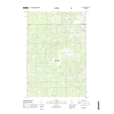 2018 Map of Pike Lake NW, 2018 Print