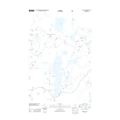 2013 Map of Pike Lake, 2013 Print