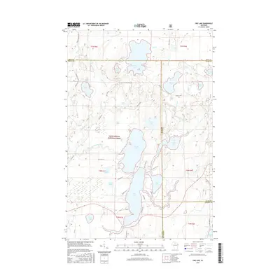 2015 Map of Pike Lake, 2015 Print