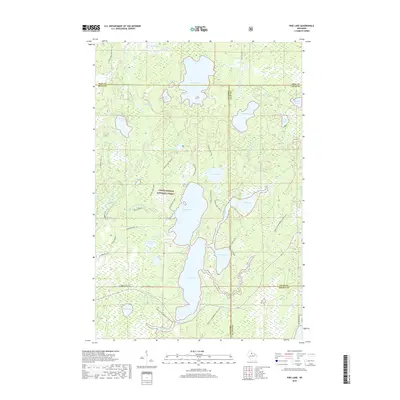 2018 Map of Pike Lake, 2018 Print