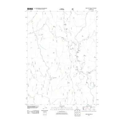 2011 Map of Pike Mountain, 2011 Print