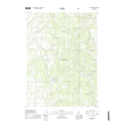 2020 Map of Pike Mountain, 2020 Print