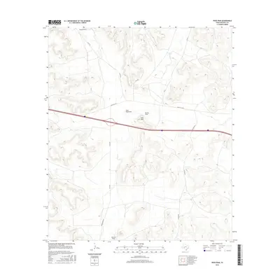 2016 Map of Pikes Peak, 2016 Print