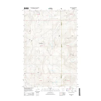 2014 Map of Pikes Peak, 2014 Print