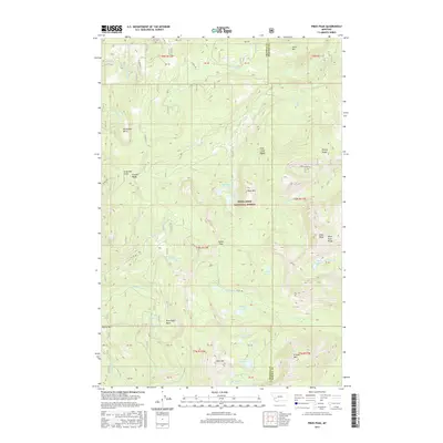 2017 Map of Pikes Peak, 2017 Print