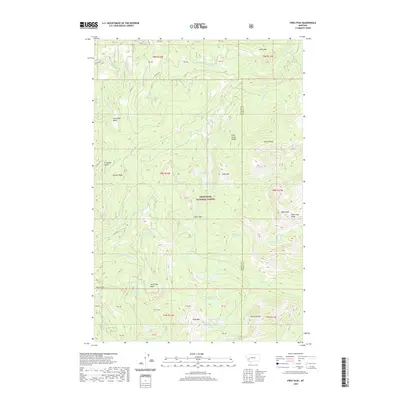 2020 Map of Pikes Peak, 2020 Print