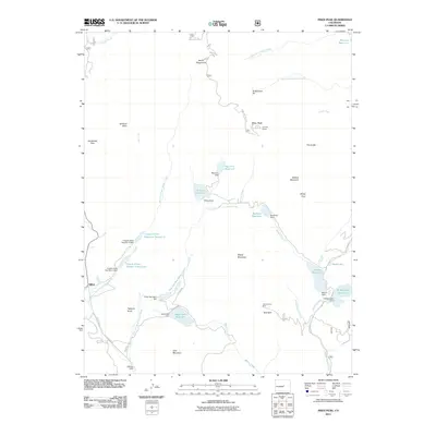 2011 Map of Pikes Peak, 2011 Print
