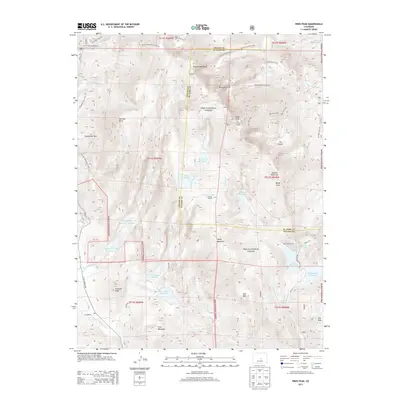2013 Map of Pikes Peak, 2013 Print
