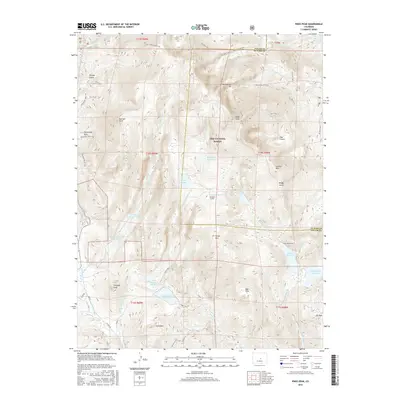 2016 Map of Pikes Peak, 2016 Print