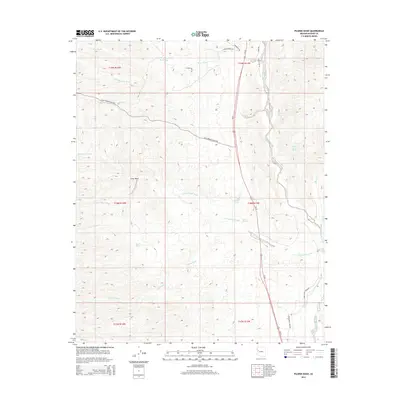 2014 Map of Pilgrim Wash, 2014 Print