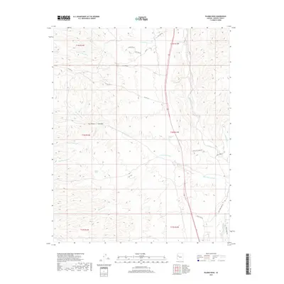 2018 Map of Pilgrim Wash, 2018 Print