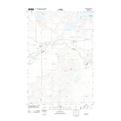 2013 Map of Pillager, 2013 Print