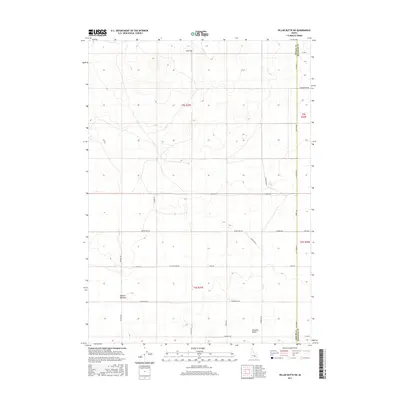 2017 Map of Pillar Butte NE, 2017 Print