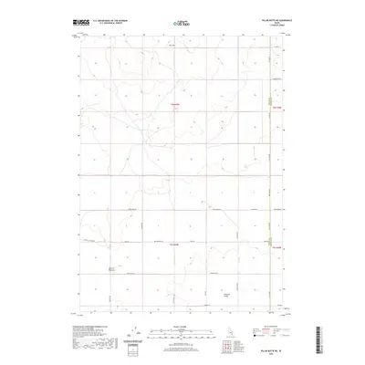 2020 Map of Pillar Butte NE, 2020 Print